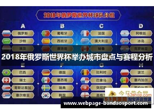 2018年俄罗斯世界杯举办城市盘点与赛程分析