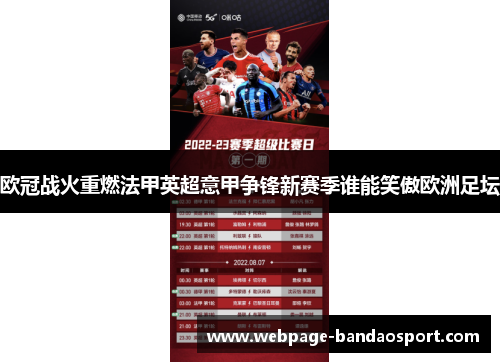 欧冠战火重燃法甲英超意甲争锋新赛季谁能笑傲欧洲足坛 欧冠战火重燃法甲英超意甲争锋新赛季谁能笑傲欧洲足坛